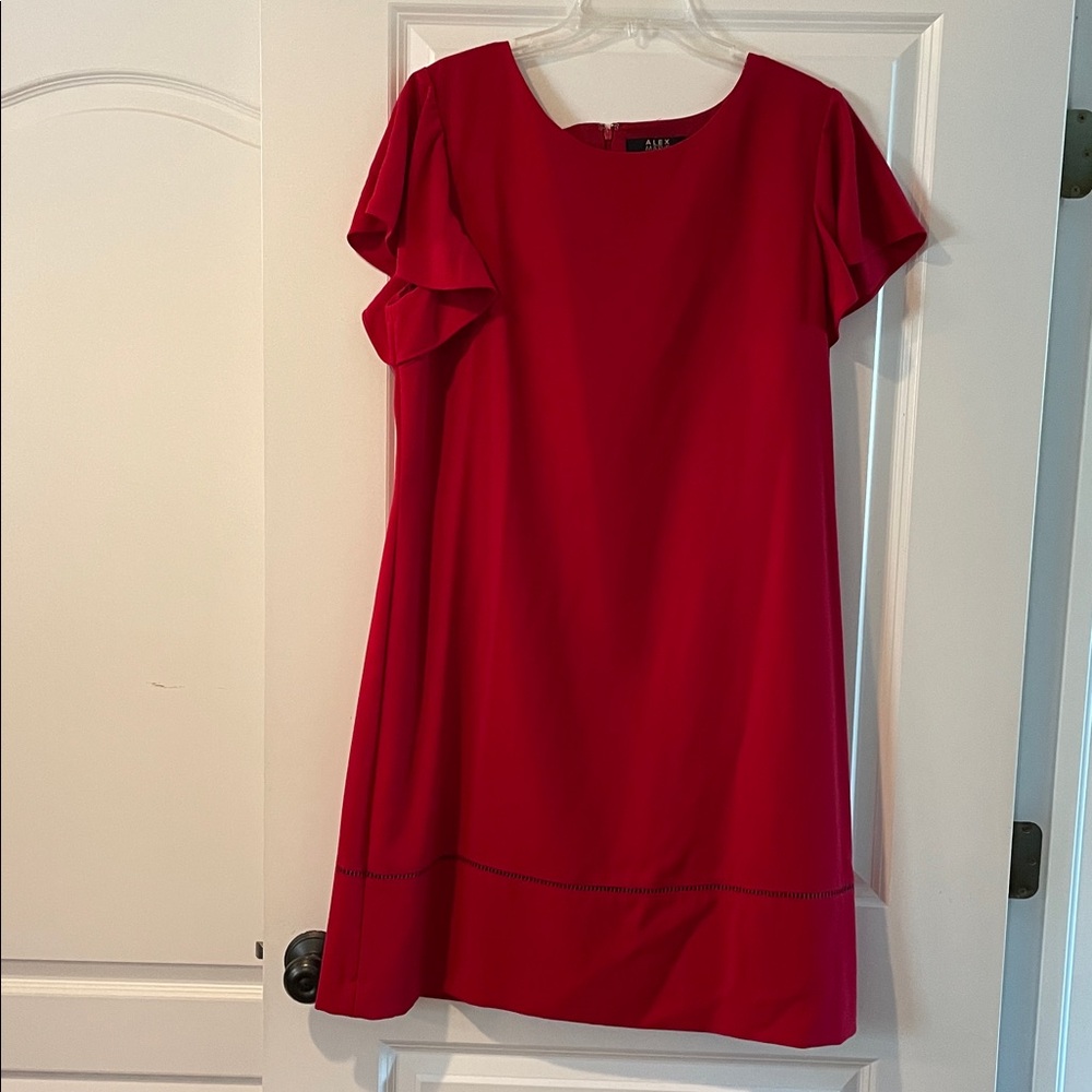 Alex Marie Vibrant Red Dress.